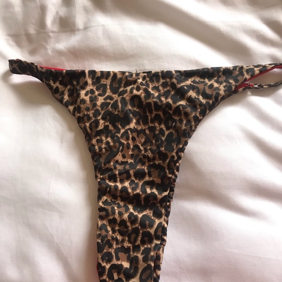 Cheetah print/leopard print bikini - Picture 3 of 4